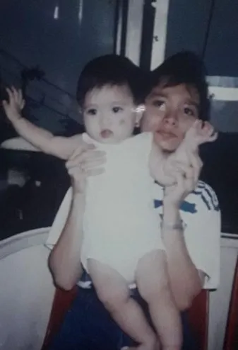 Potret masa kecil Nathalie Holscher © Instagram Potret masa kecil Nathalie Holscher © Instagram