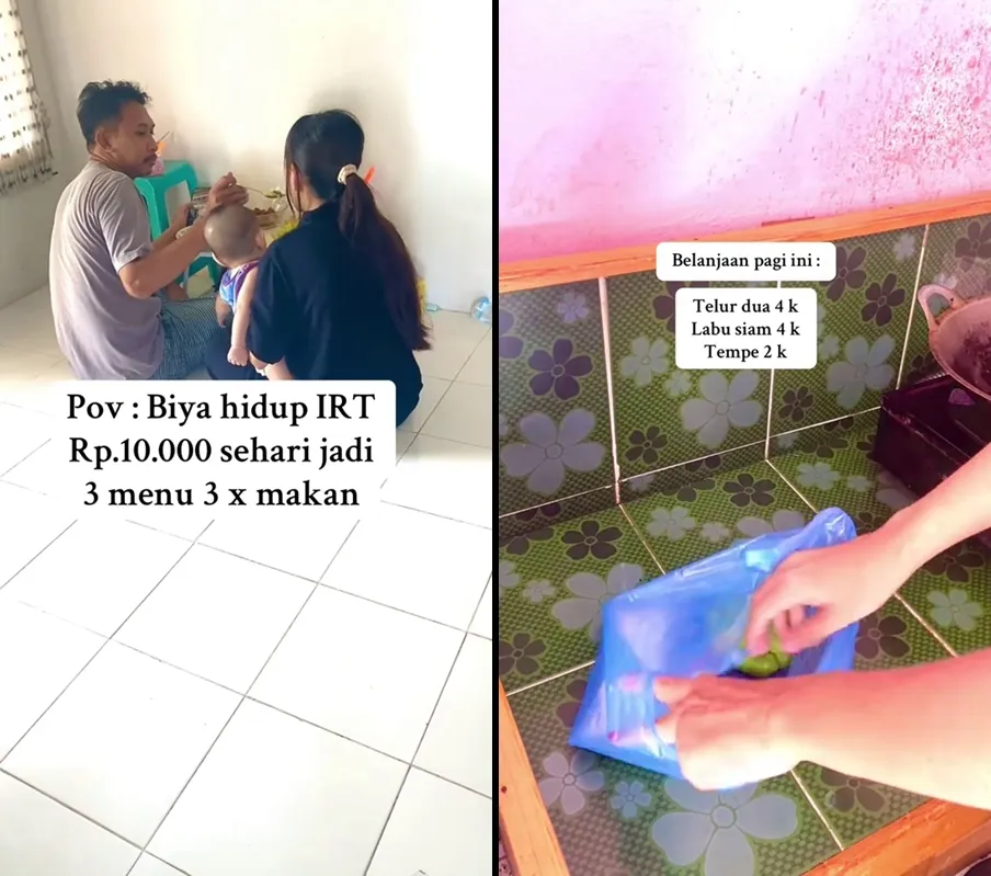 Uang belanja 10 ribu per hari tuai pro-kontra © 2025 TikTok Uang belanja 10 ribu per hari tuai pro-kontra © 2025 TikTok