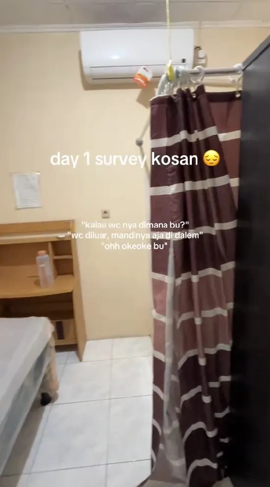kos-kosan kamar mandi dalam desainnya bikin heran © TikTok