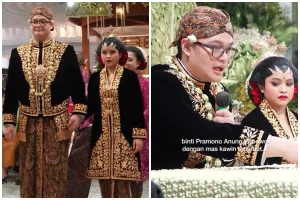Hanifa Fadhila putri Pramono Anung dipersunting pengacara, 9 potret akad nikahnya kental adat Jawa