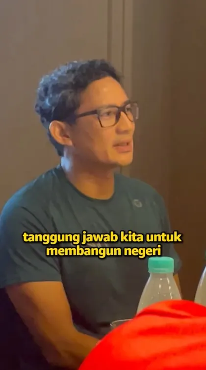Sandiaga Uno larang anaknya ambil LPDP © X