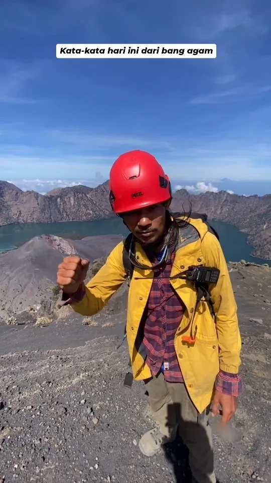 Agam Rinjani pemandu Gunung Rinjani © 2025 Instagram