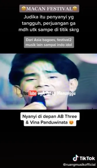 Potret lawas Judika sebelum jadi Indonesian Idol © TikTok