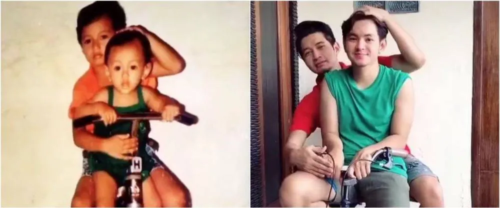 beda gaya dulu dan kini kakak beradik © instagram beda gaya dulu dan kini kakak beradik © instagram
