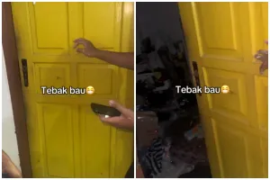 Kamar kos ini 4 bulan ditinggal penghuninya, 7 potret kondisi dalamnya jorok pol kayak TPA sampah