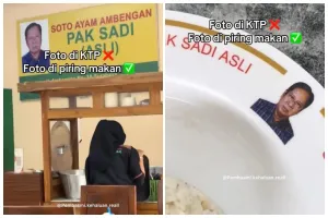 Pengalaman unik makan soto ‘diawasi’ ownernya langsung, mau makan kok jadi segan?