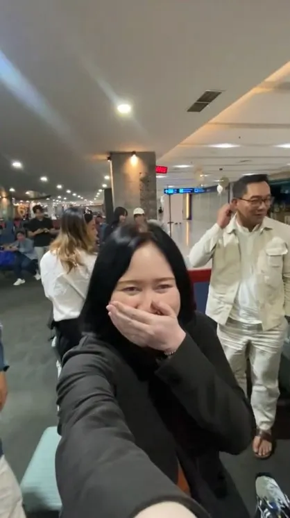 Ridwan Kamil protes gegara pesawat delay © TikTok