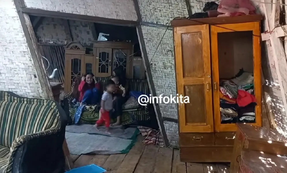 gubuk reyot di Garut dihuni 3 keluarga © berbagai sumber