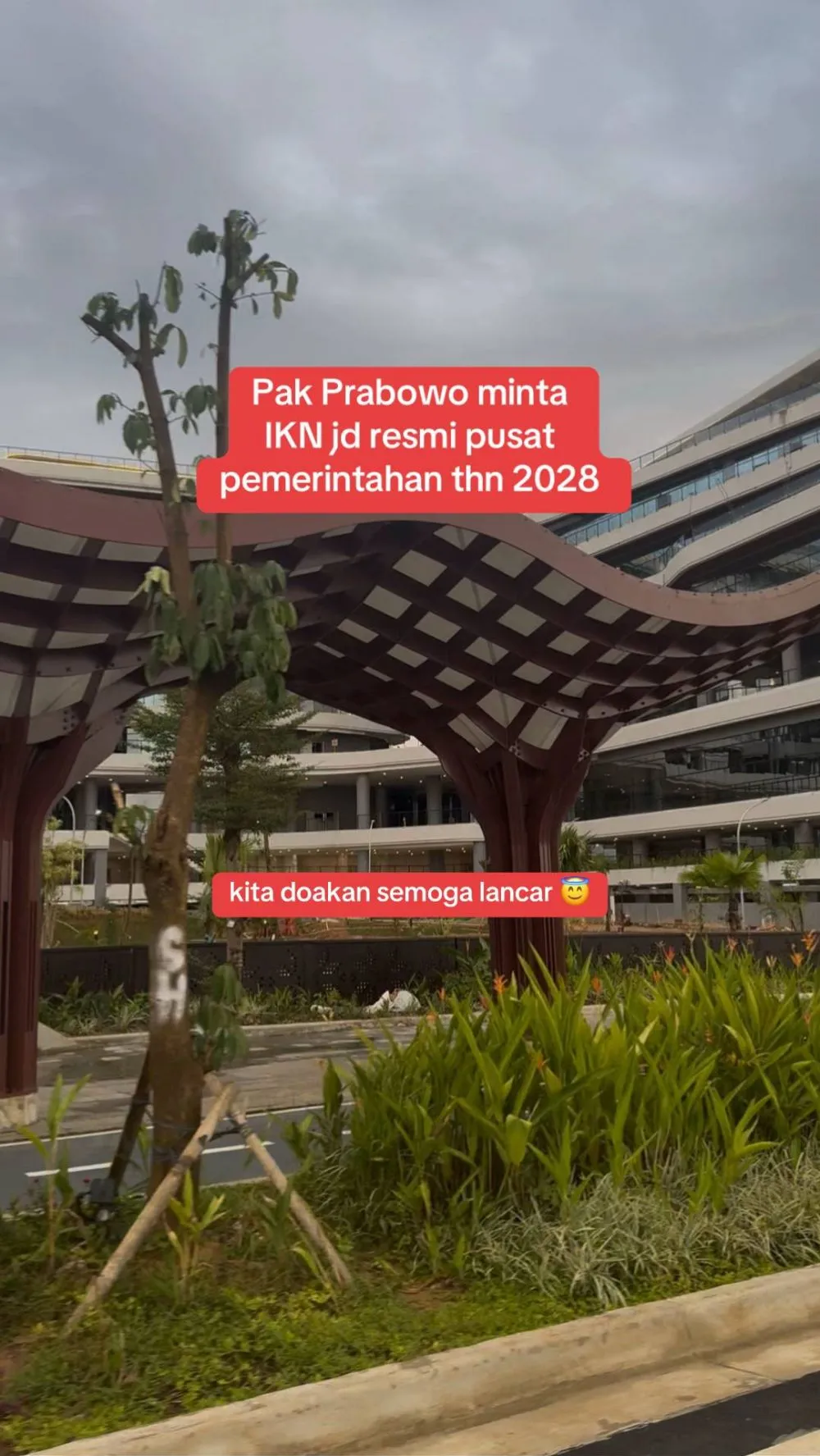 progres pembangunan IKN terbaru © TikTok progres pembangunan IKN terbaru © TikTok