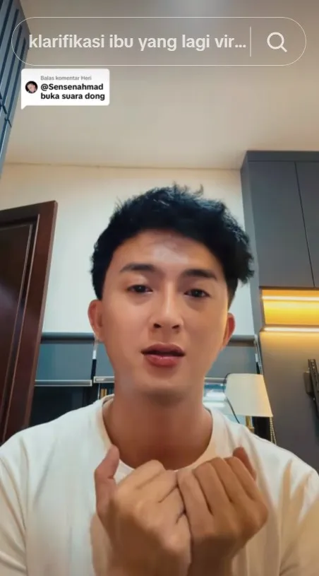 Sensen buka suara soal penjual snack © TikTok Sensen buka suara soal penjual snack © TikTok