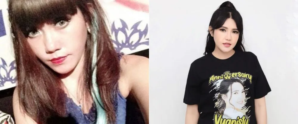 Potret dulu dan kini Via Vallen © Instagram Potret dulu dan kini Via Vallen © Instagram