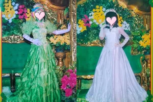 Momen wanita unggah foto pernikahan tahun 2013 dengan makeup bold, hasil riasannya di luar prediksi