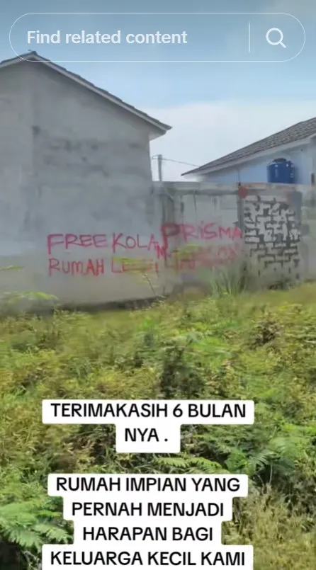 perumahan di Bekasi ditinggalkan penghuninya © TikTok perumahan di Bekasi ditinggalkan penghuninya © TikTok