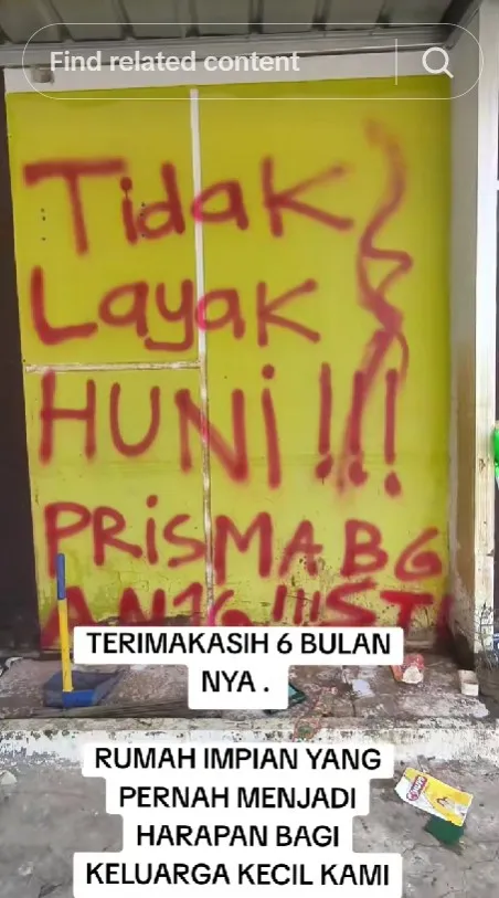 perumahan di Bekasi ditinggalkan penghuninya © TikTok perumahan di Bekasi ditinggalkan penghuninya © TikTok