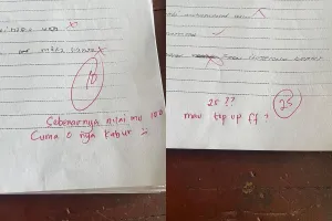 Begini kalau Gen Z jadi guru, 11 catatan nilai di lembar jawaban ujian ini bikin murid senyum kecut