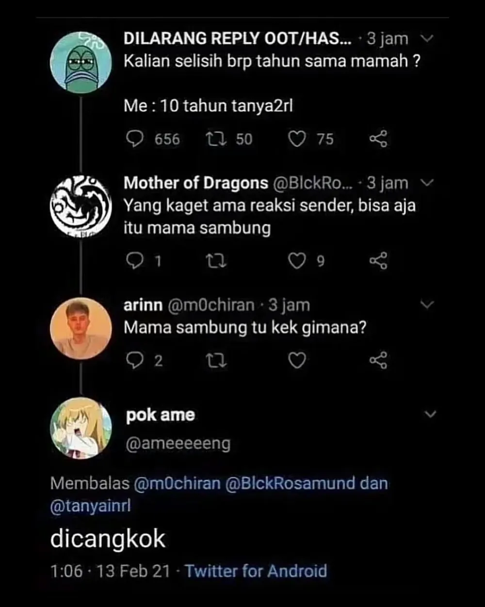 asal bunyi warga X © 2025 berbagai sumber