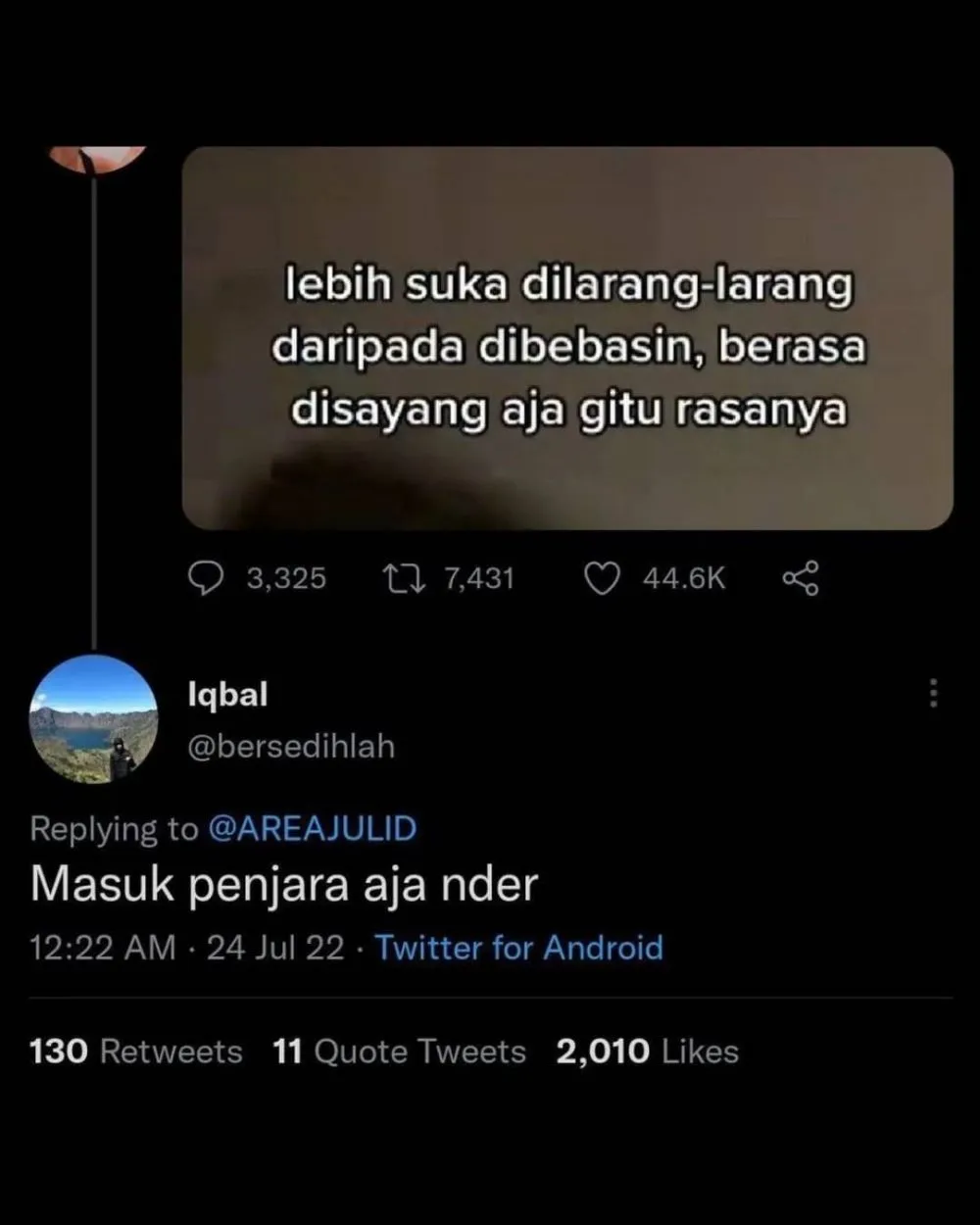 asal bunyi warga X © 2025 berbagai sumber