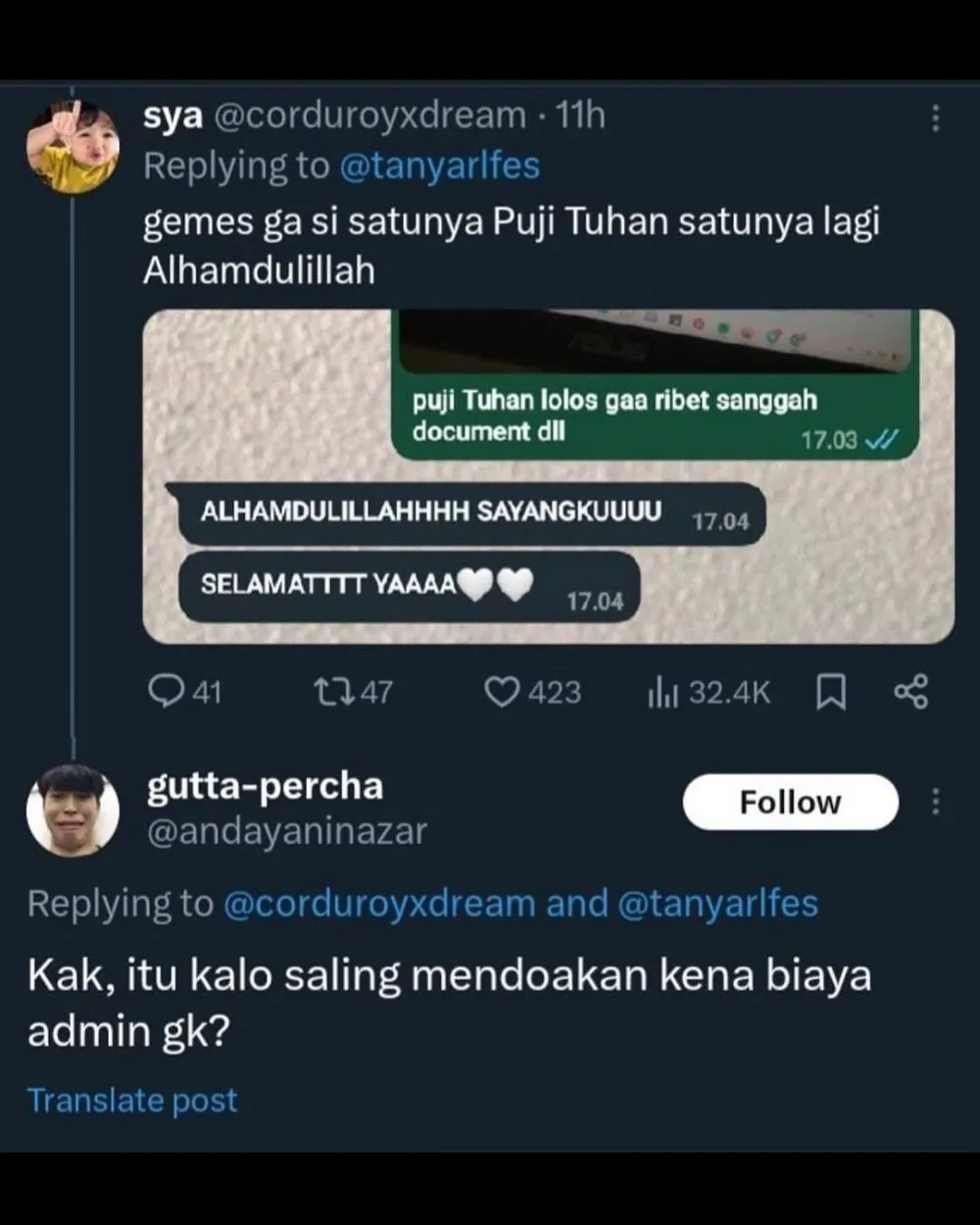 asal bunyi warga X © 2025 berbagai sumber