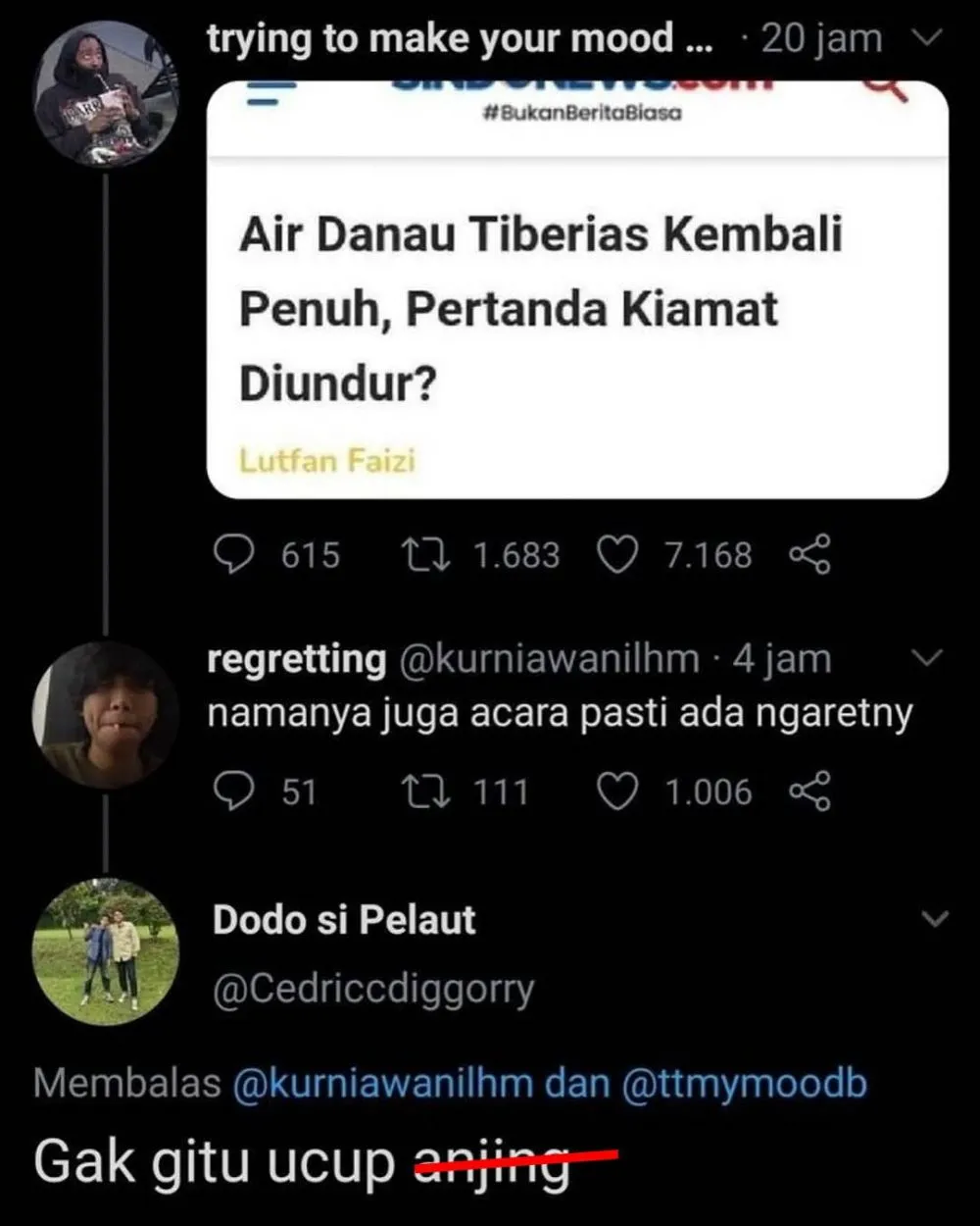 asal bunyi warga X © 2025 berbagai sumber