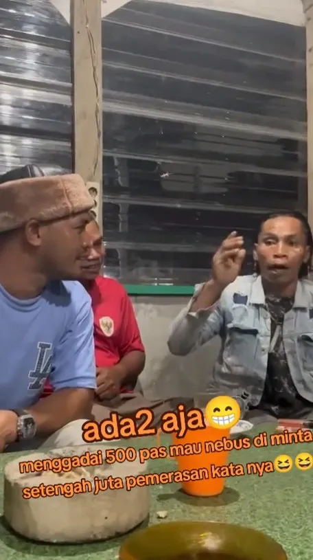 Curhatan kocak pria lapor RT ngaku diperas © TikTok
