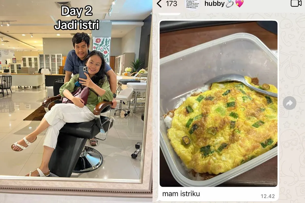 Selalu apresiasi bekal dari sang istri, warganet malah gagal fokus sama typing imut pasutri ini