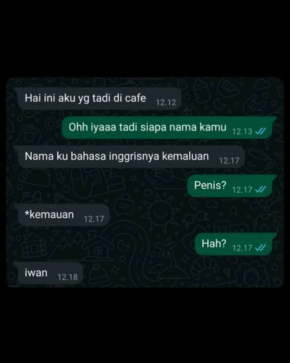 chat lucu salah paham terbaru © 2025 Instagram
