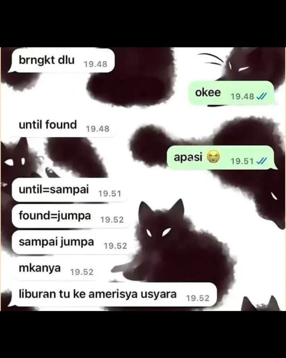 chat lucu salah paham terbaru © 2025 Instagram