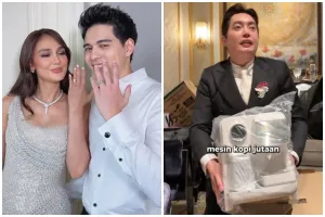 Gokil! Cerita Luna Maya & Maxime beri suvenir mesin kopi Rp2,9 juta, ide awalnya dari celetukan iseng