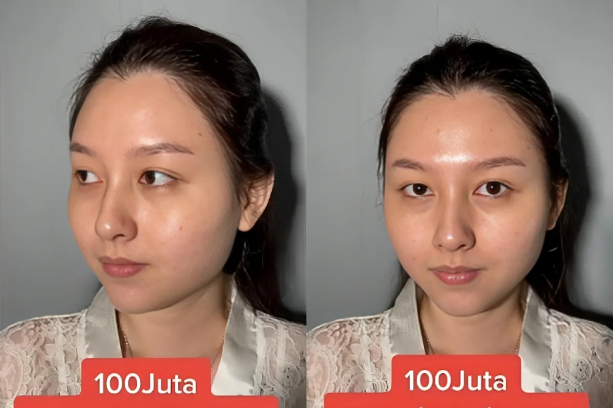 Dimakeup MUA seharga Rp40 juta, transformasi pengantin wanita ini bikin mikir ulang