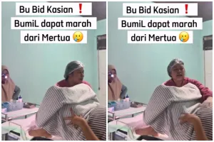 Viral mertua marahi menantu gegara ngeluh capek saat melahirkan, ucapannya bikin ikut sakit hati
