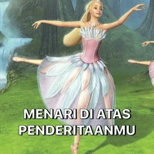 meme pakai foto barbie © 2025 berbagai sumber