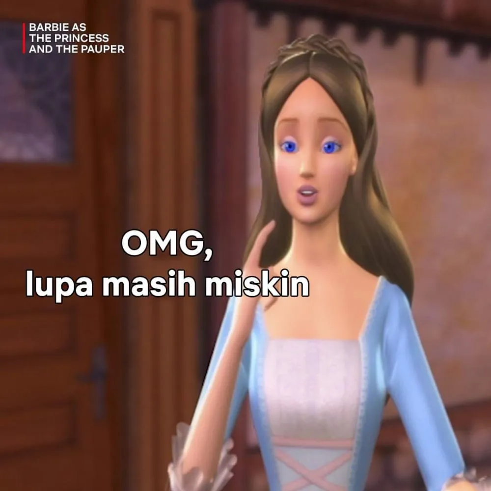 meme pakai foto barbie © 2025 berbagai sumber