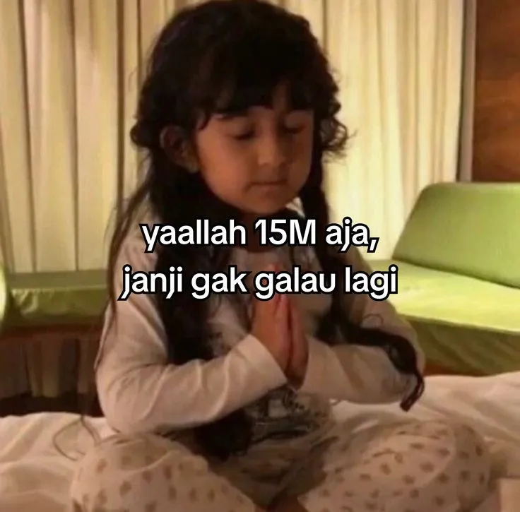 meme lucu capek galau © 2025 X