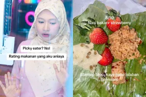 Picky eater? No! Wanita ini beri rating 9 potret makanan yang 'dianiaya', foto terakhir nggak ekspek