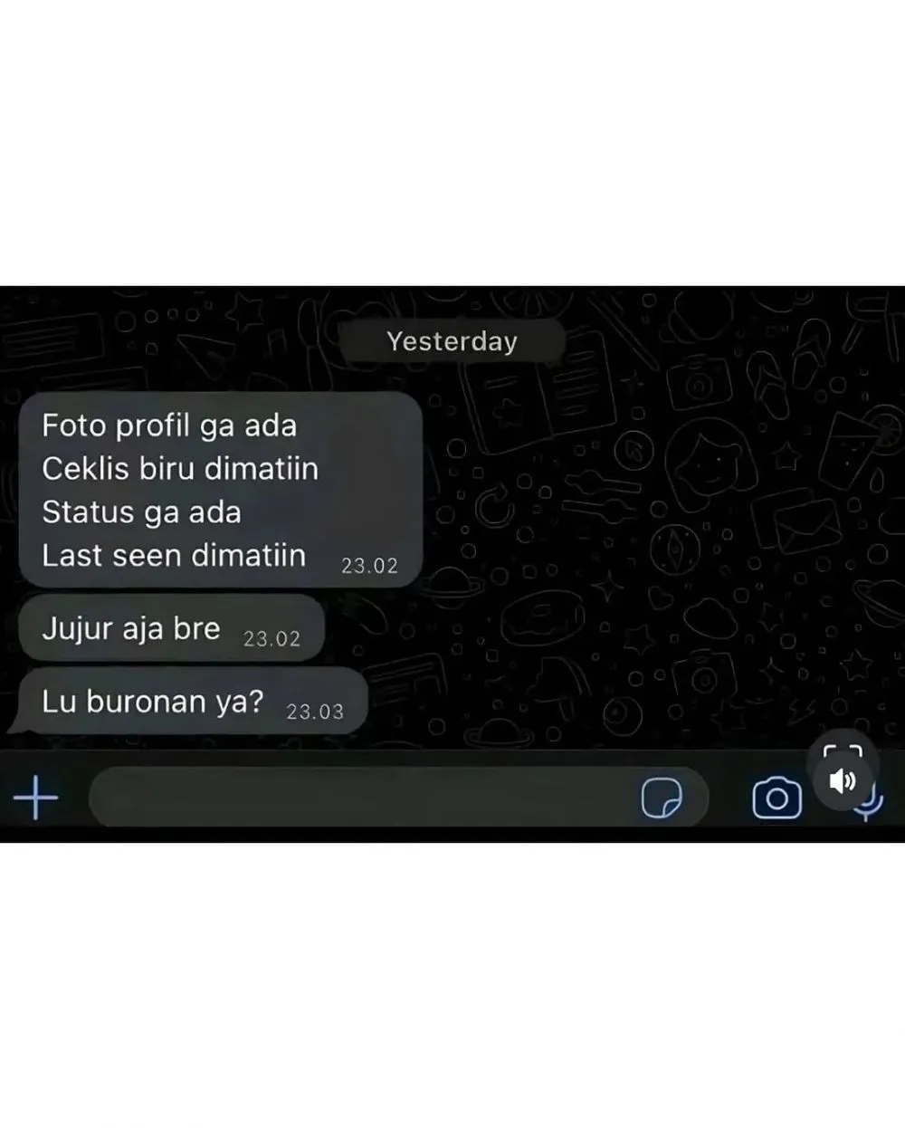 chat lucu terbaru 2025 © 2025 Instagram