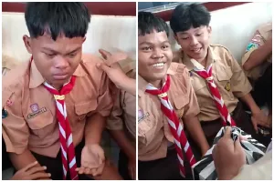 Viral siswa SMK di kediri patungan beli sepatu untuk temannya kurang mampu, aksi mulianya bikin salut