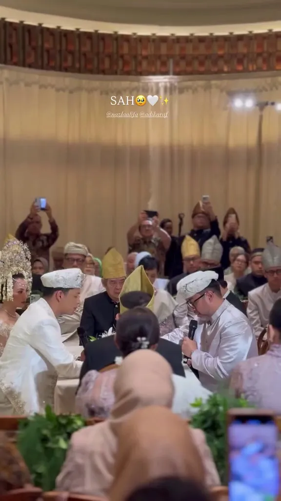 Akad nikah Adikara dan Nazla Alifa © 2025 brilio.net Akad nikah Adikara dan Nazla Alifa © 2025 brilio.net