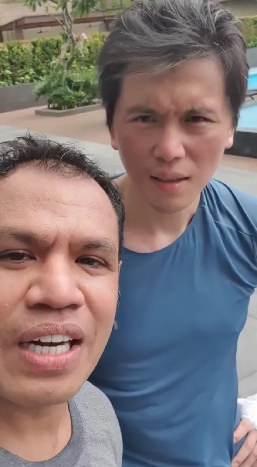 Reino Barack usai latihan boxing © Instagram Reino Barack usai latihan boxing © Instagram