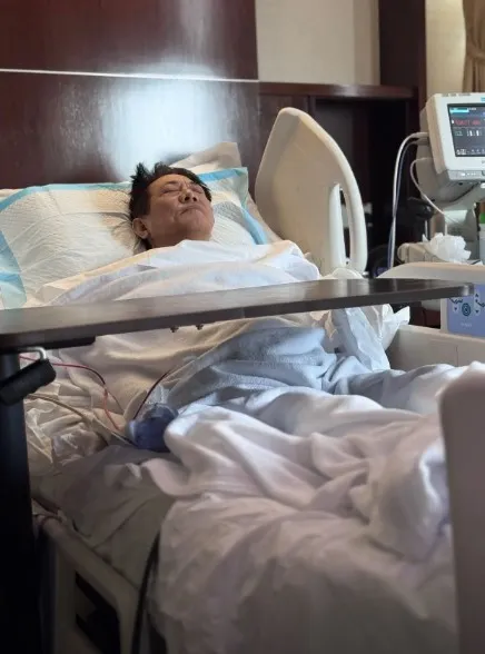 Jet Li terbaring di rumah sakit © Douyin