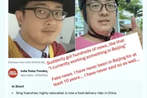 Sempat viral pria bergelar doktor dan lulusan Oxford jadi kurir, ternyata hoax, begini faktanya