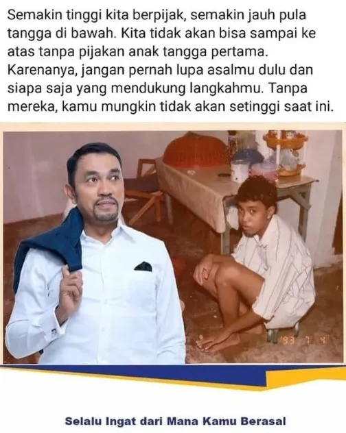 Pria ini dulu pernah jadi tukang semir © Instagram Pria ini dulu pernah jadi tukang semir © Instagram