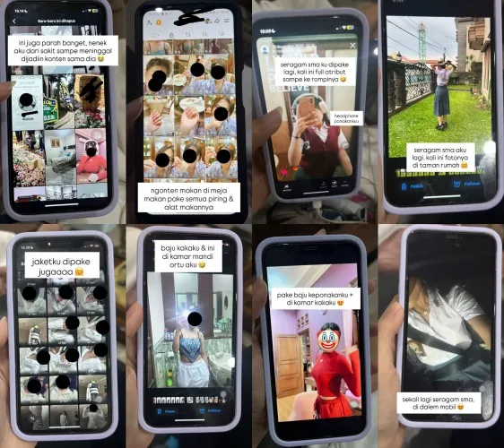 viral ART suka pakai baju majikannya © TikTok