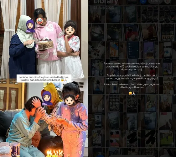 viral ART suka pakai baju majikannya © TikTok