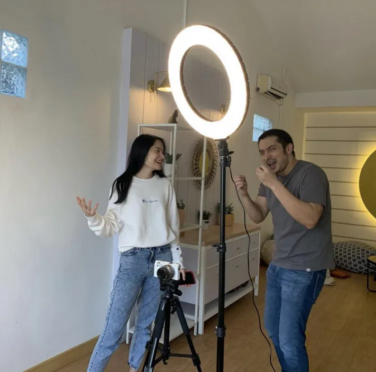 Abimana dan Satine Zaneta Instagram