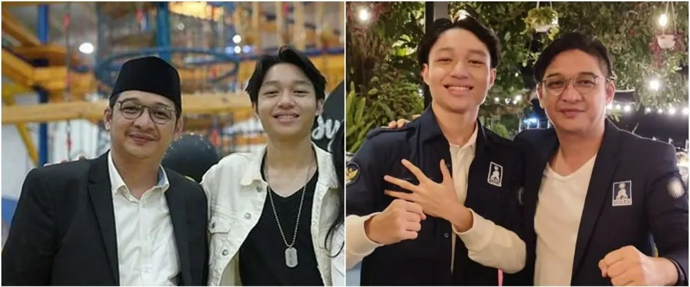 vokalis dan putranya bak kakak adik © instagram