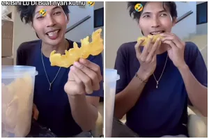 Pinkan Mambo jualan peyek Rp150 ribu, review jujur Arya Khan saat coba dagangan istri ini bikin ngakak