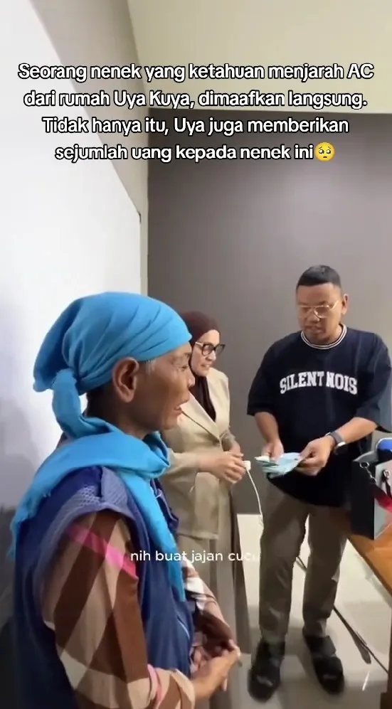 Uya Kuya jumpa pelaku penjarah rumahnya © TikTok Uya Kuya jumpa pelaku penjarah rumahnya © TikTok