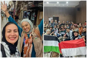 9 Potret Chiki Fawzi dan Wanda Hamidah ikut misi kemanusiaan ke Palestina, salurkan bantuan ke Gaza