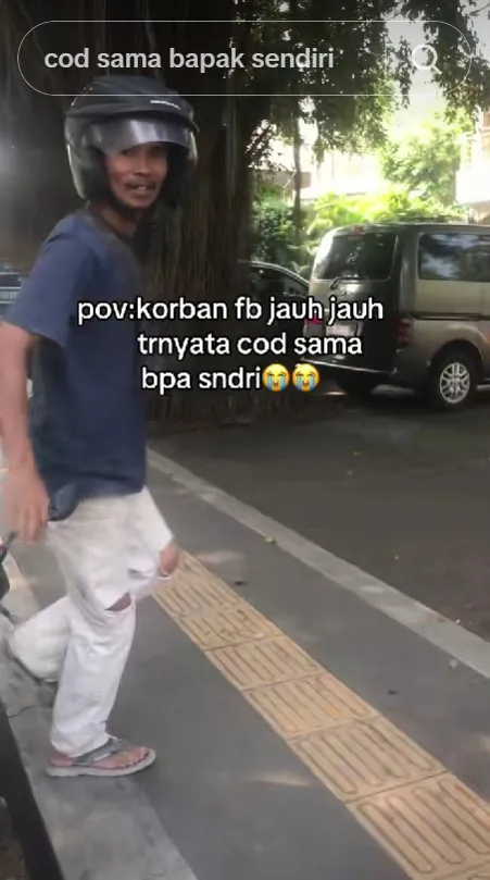 Niat jual gerinda bekas milik sang ayah © TikTok Niat jual gerinda bekas milik sang ayah © TikTok