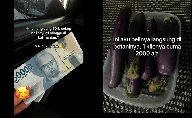 Wanita hanya habiskan 50 ribu per minggu di Kalimantan © 2025 Instagram